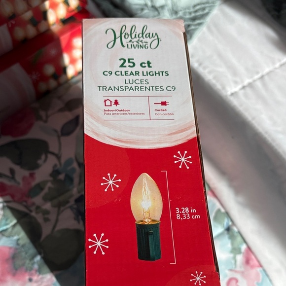 Holiday Living C9 Clear String Lights - 25 Count - Picture 3 of 5